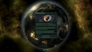 A screenshot of Stellaris Nemesis showing some text in a box over a picture of a planet. It's not very exciting, as images go.