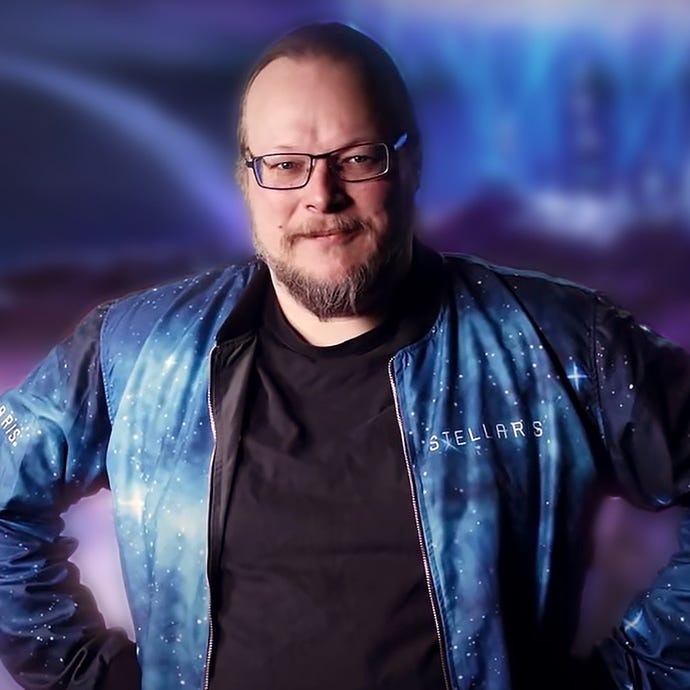 A portrait of Stephen Murray, the current director of Stellaris