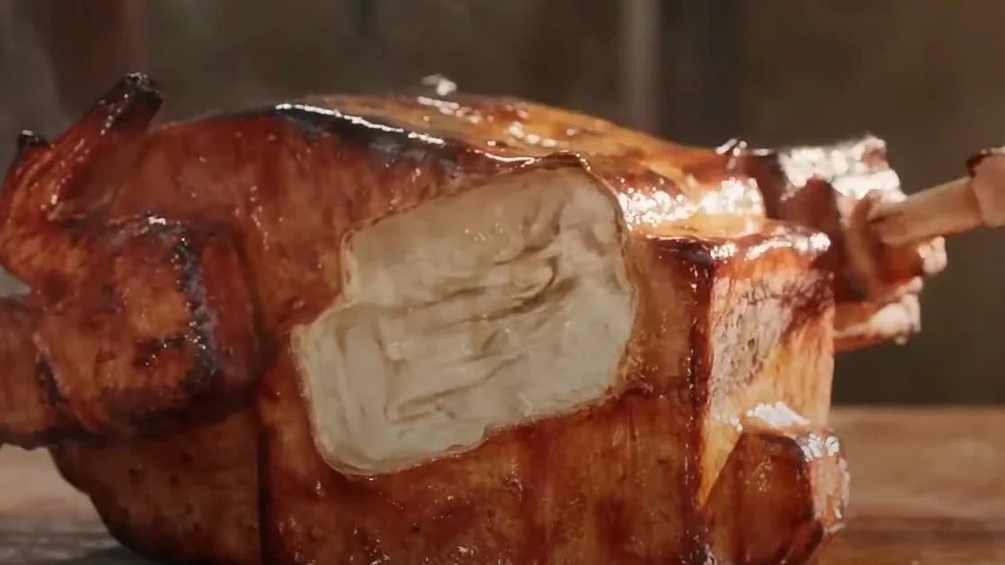 Steve's Lava Chicken from A Minecraft Movie