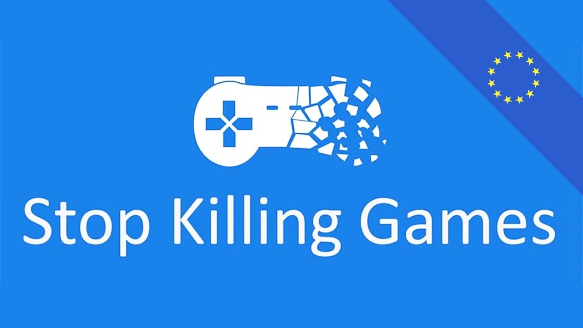 The logo of the Stop Killing Games campaign.