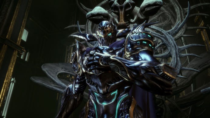 A screenshot of villain Chaos from Stranger Of Paradise Final Fantasy Origin