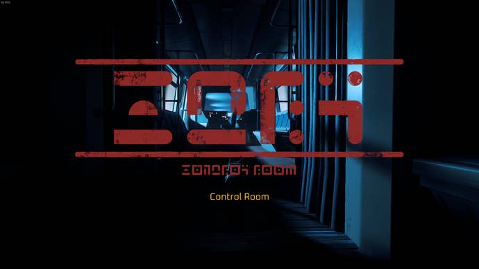 The cat of Stray enters the Control Room, with the chapter start showing.