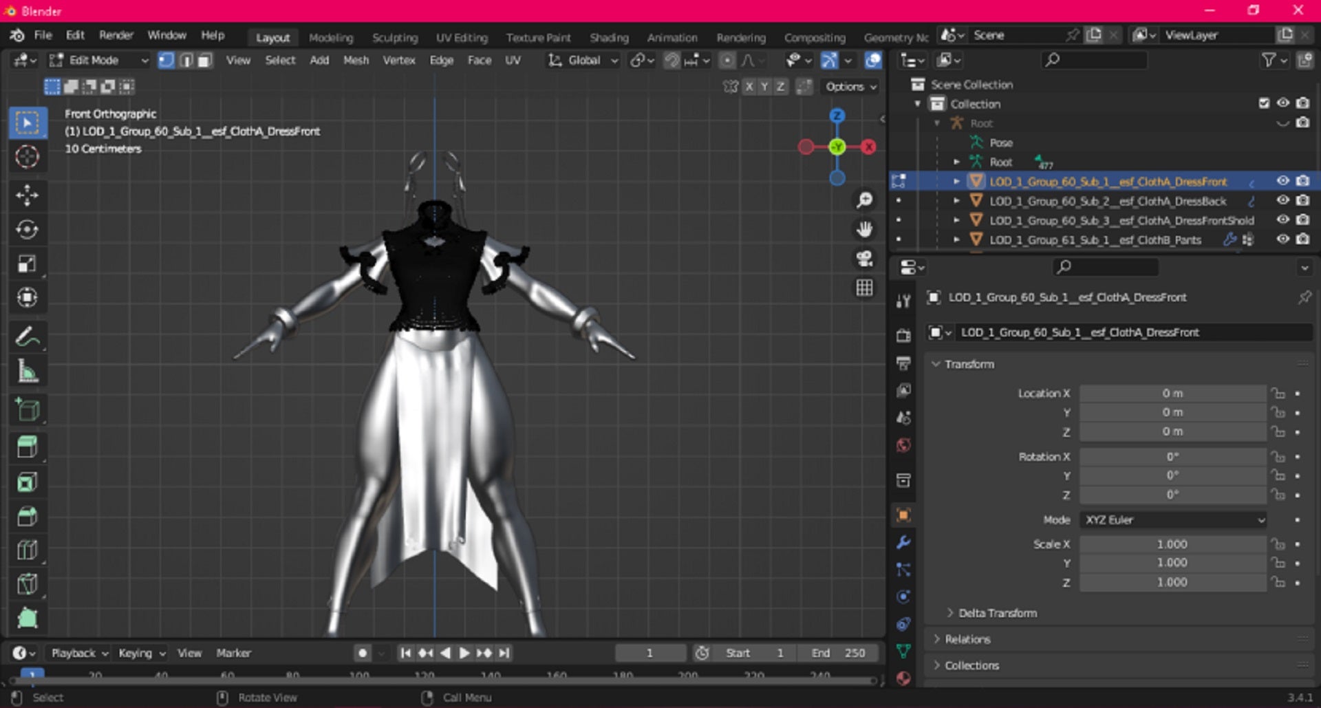 Blender software altering models in Street Fighter 6 - 4