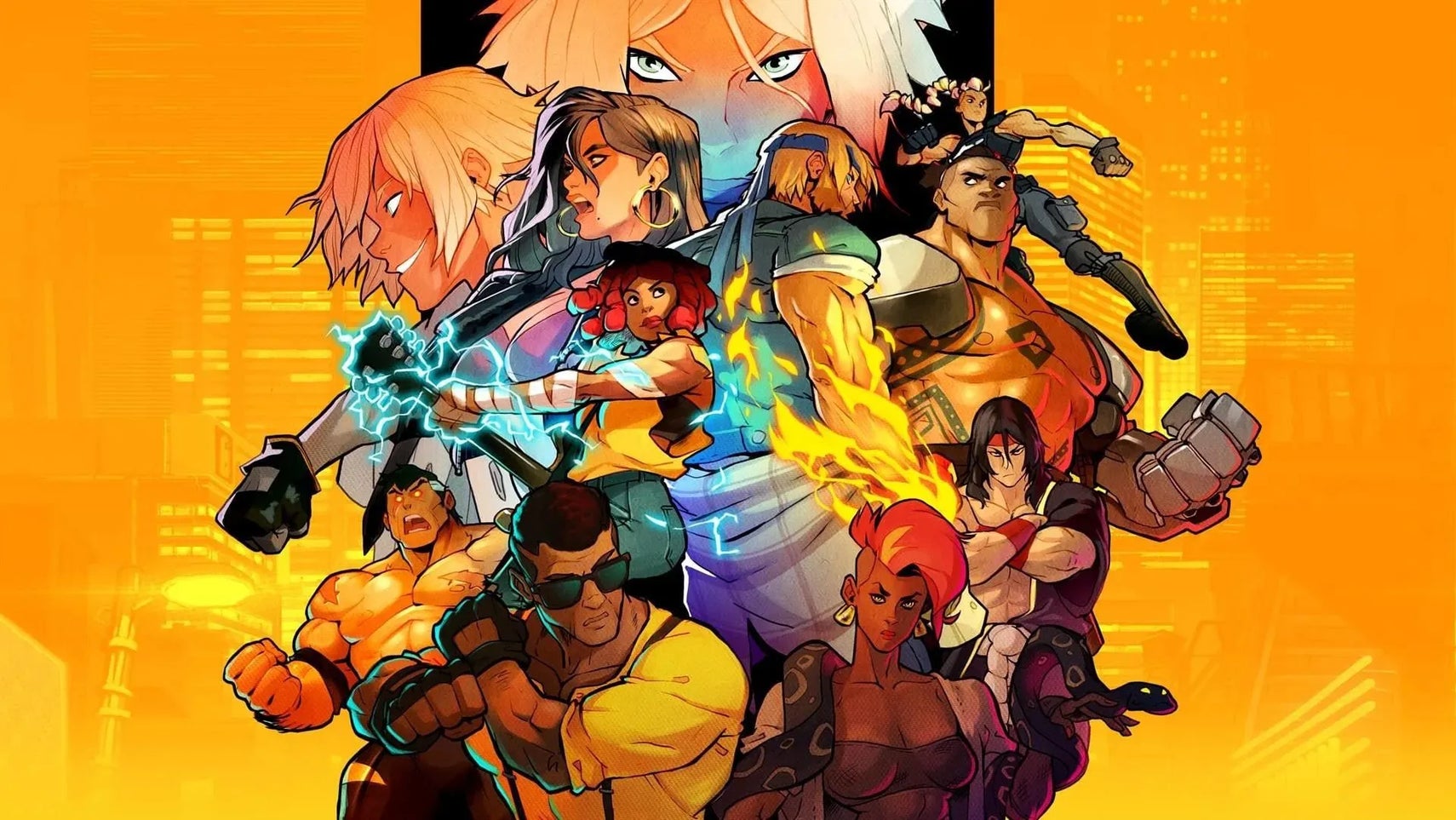 Streets of Rage 4 key art