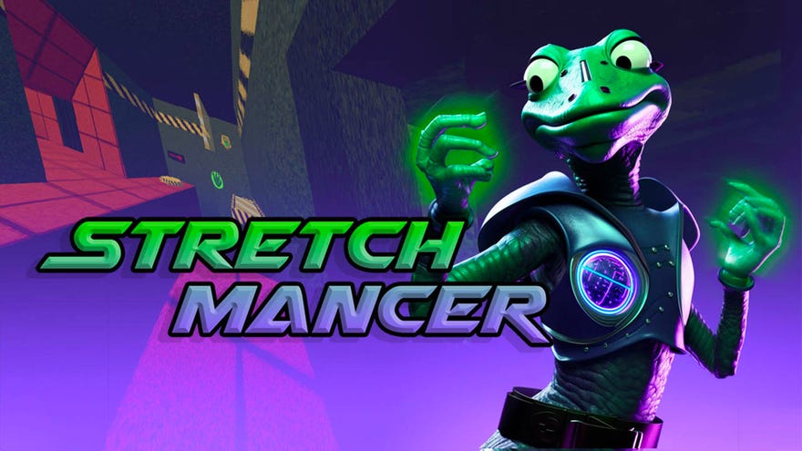 A humanoid gecko in a spacesuit in Strechmancer artwork.