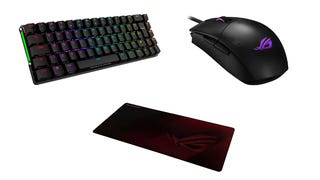 This ASUS ROG keyboard, Strix Impact 2 mouse, and Scabbard 2 mousepad bundle is now under £150