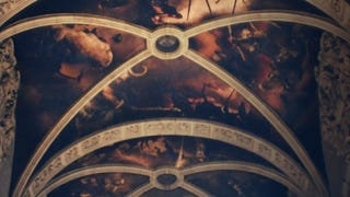 Strop francouzské kaple ovládly nástěnné malby z Diablo 4