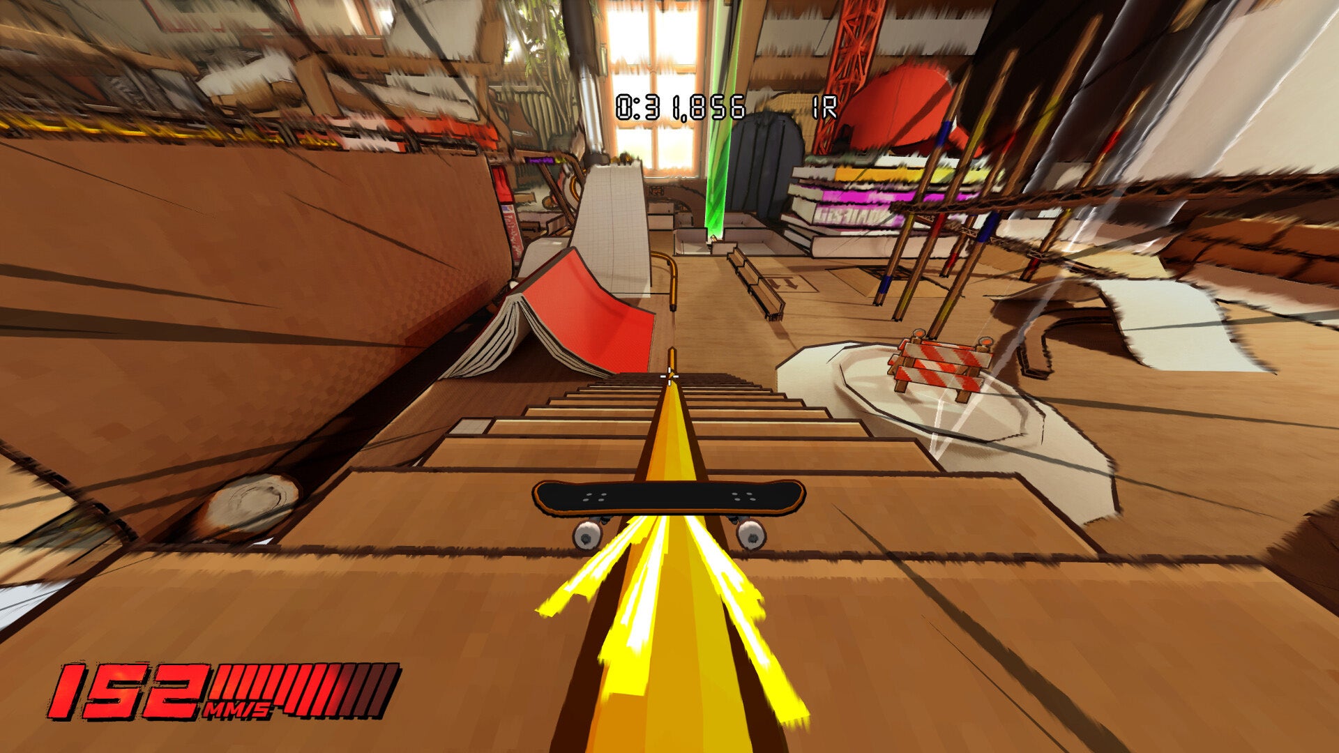 Stuntboost is a Tech Dech, skateboarding platformer all about doing sick flips on cardboard constructs in your bedroom, and it's out now