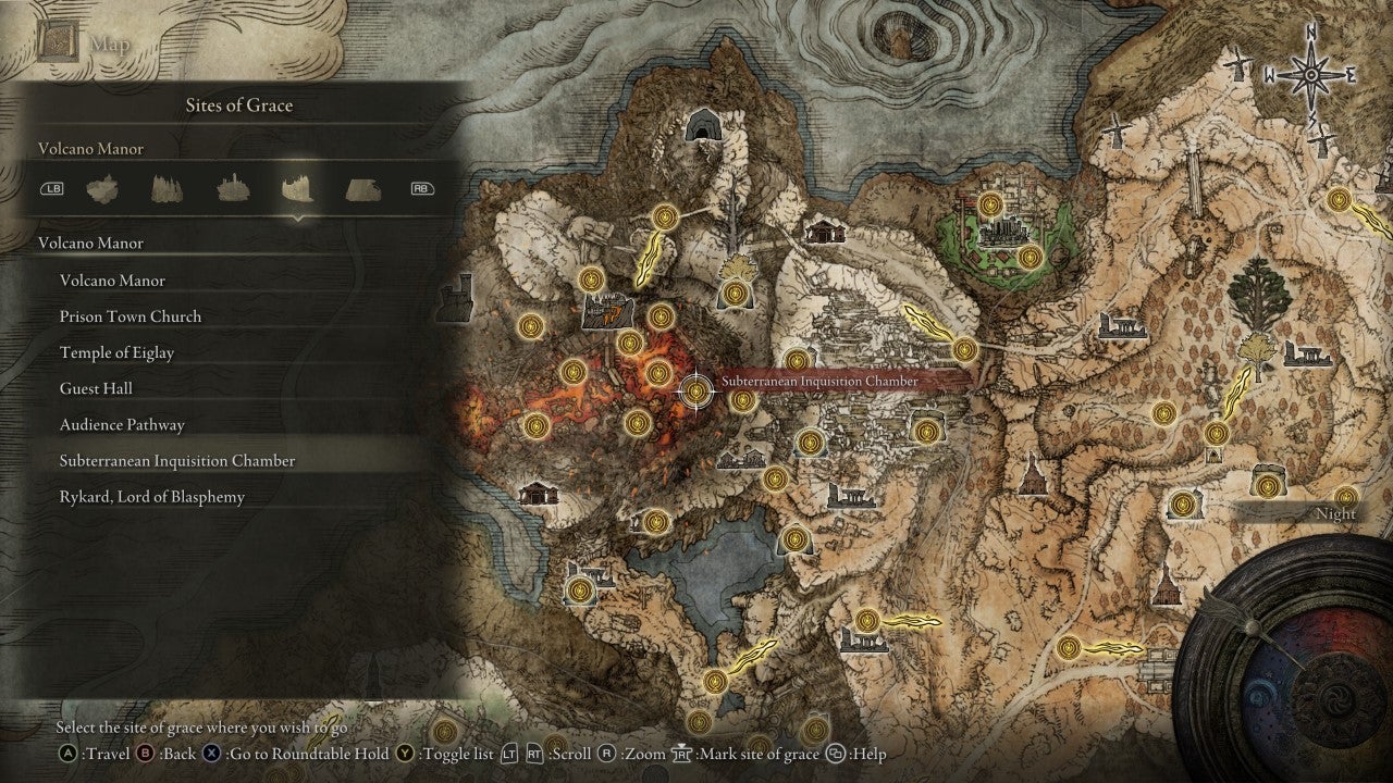 Subterranean Inquisition Chamber Grace in Elden Ring