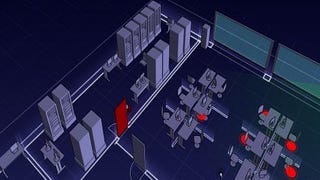 First screens of Introversion's "blueprint" style game Subversion released