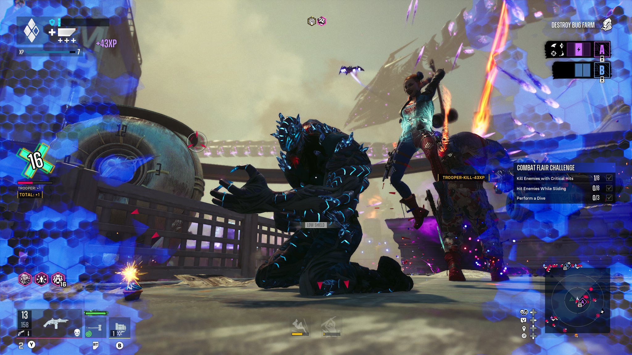 Harley Quinn bonks an enemy on the head with a bat in Suicide Squad: Kill The Justice League. - 3