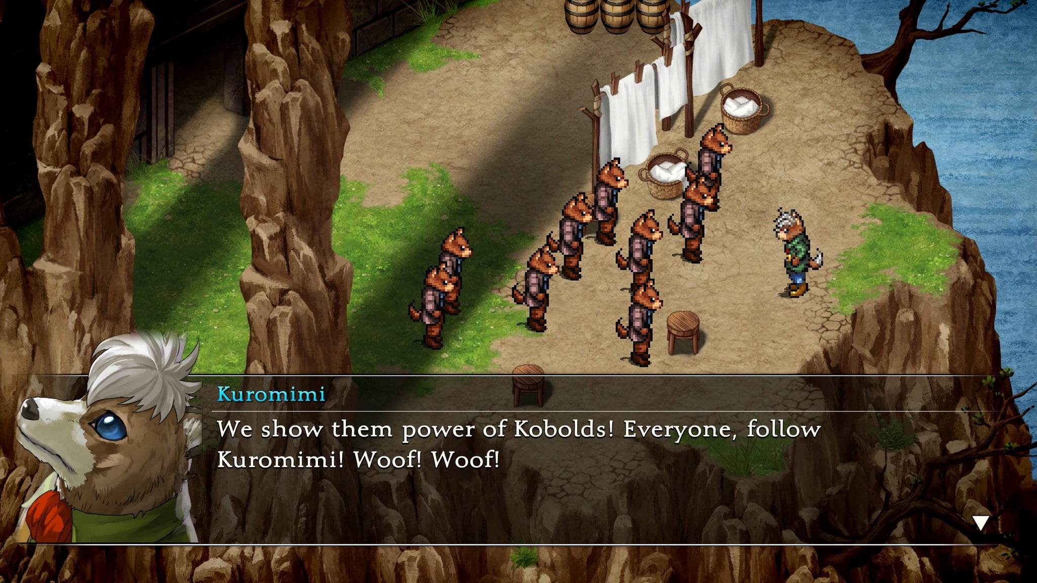 Kobolds prepare for war in Suikoden 1 remastered. - 4