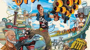 Sunset Overdrive's box art is bright, artistic, just the right amount of wacky