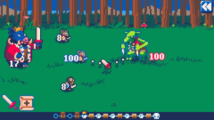 Tactical mathematical action in a Super Algebrawl screenshot.