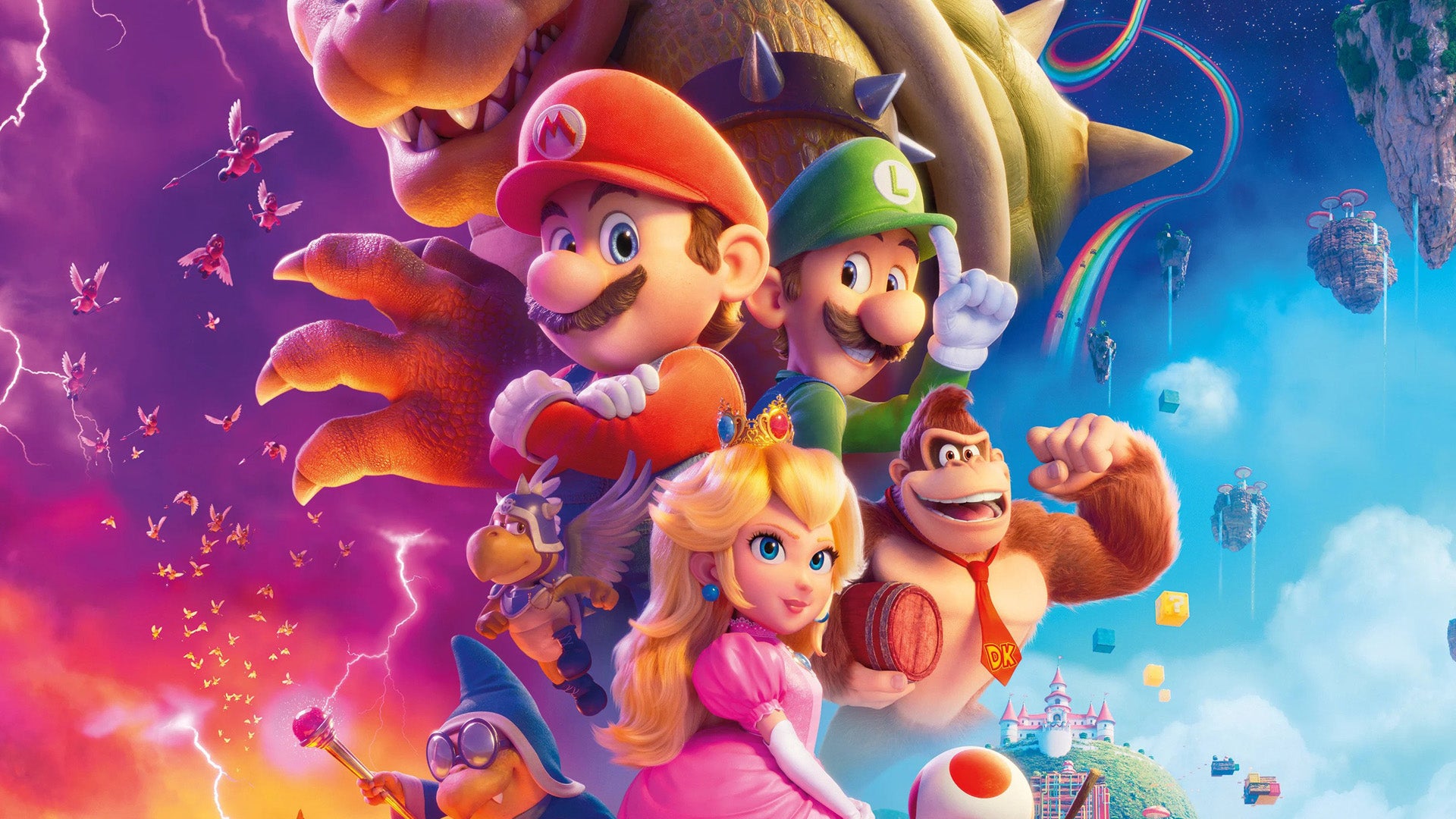 The Super Mario Bros. Movie 4K Wallpaper for iPhone