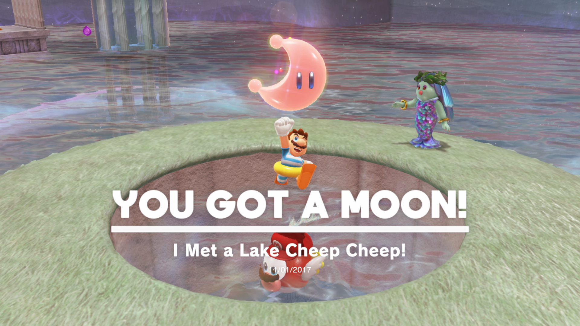 Super Mario Odyssey Lake Kingdom Moon Locations - All Secrets, Boss ...