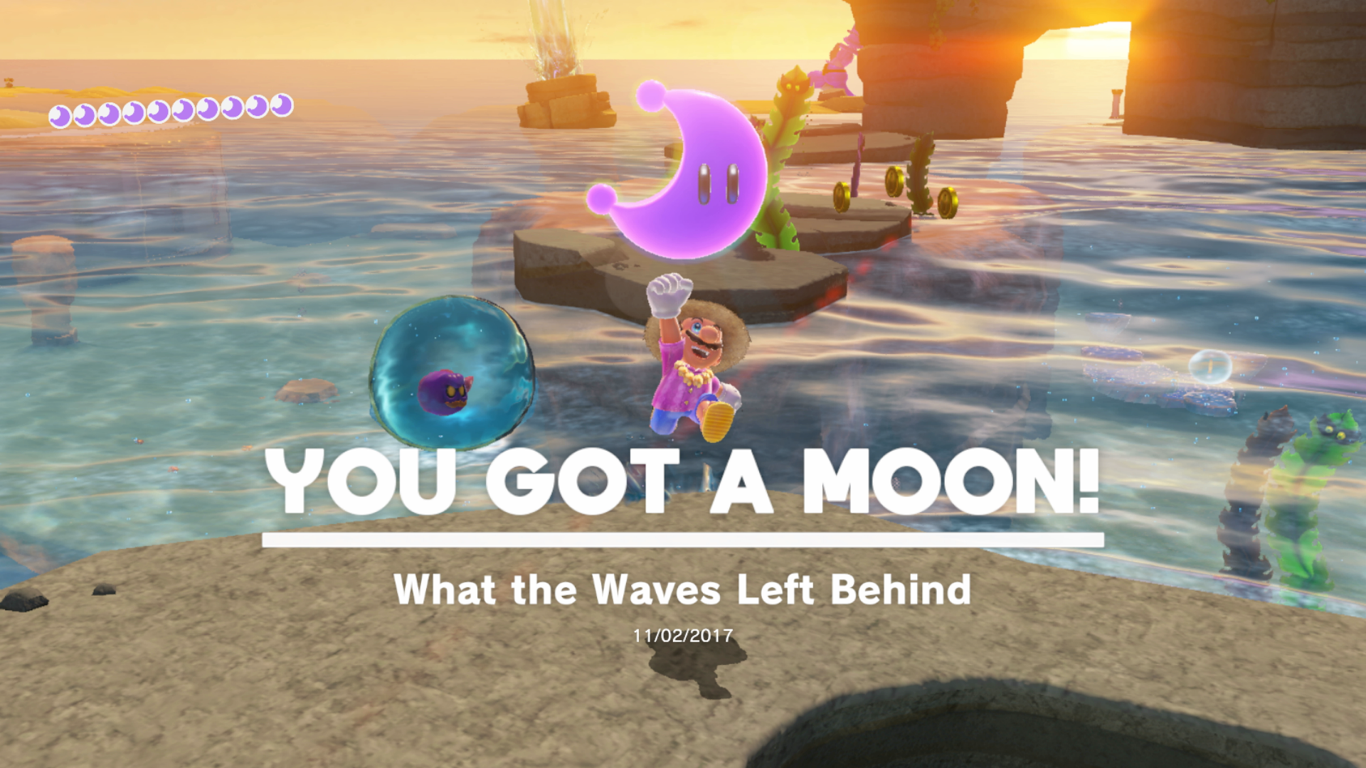 Super Mario Odyssey Seaside Kingdom Moon Locations - All Secrets