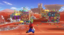 Super Mario Odyssey Woestijnrijk - Paarse Piramides Munten locaties