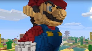 Super Mario (officially) in Minecraft on Wii U