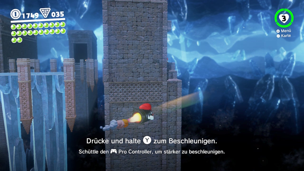 wie kann man beim iphone vibration einstellen Super Mario Odyssey: Wüstenland - Mond 39 bis 49