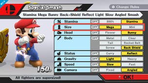 Super Smash Bros. Wii U match customisation looks pretty extensive