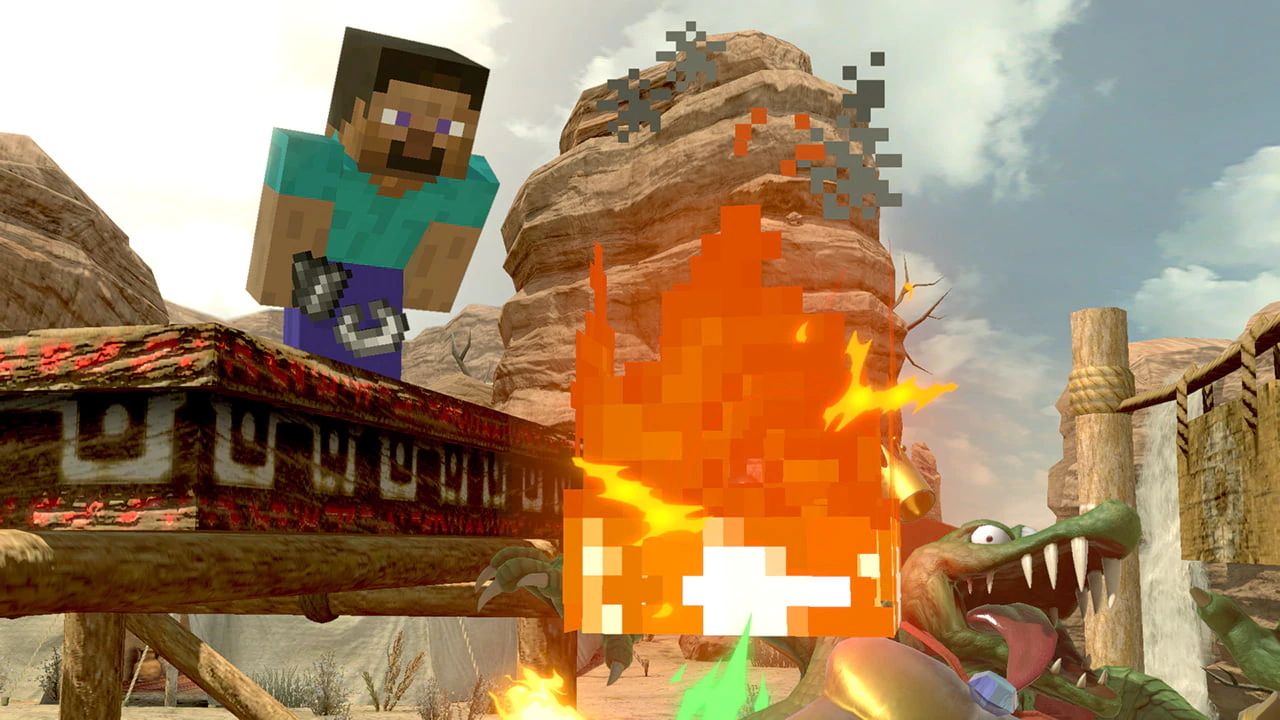 Super Smash Bros. Ultimate Minecraft DLC releases on October 13