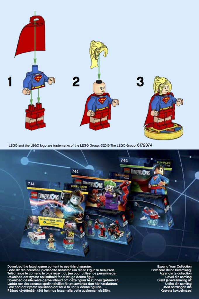 Lego on sale dimensions supergirl