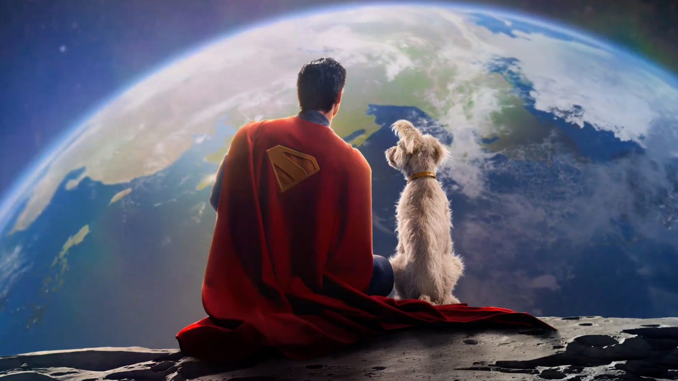 Yep, Superman will feature super best boy Krypto, and it's all because ...