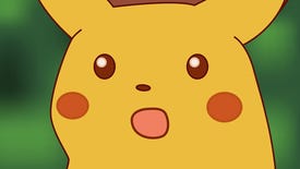 A picture of Pikachu looking surprised
