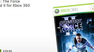 The Force Unleashed II available for $40 on Microsoft Store