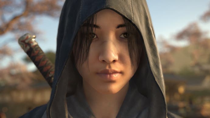 The female ninja assassin Naoe, in Assassin's Creed Shadows which is rumoured to be coming to the Nintendo Switch 2.