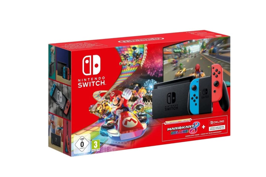 The excellent Nintendo Switch Mario Kart bundle is back in stock