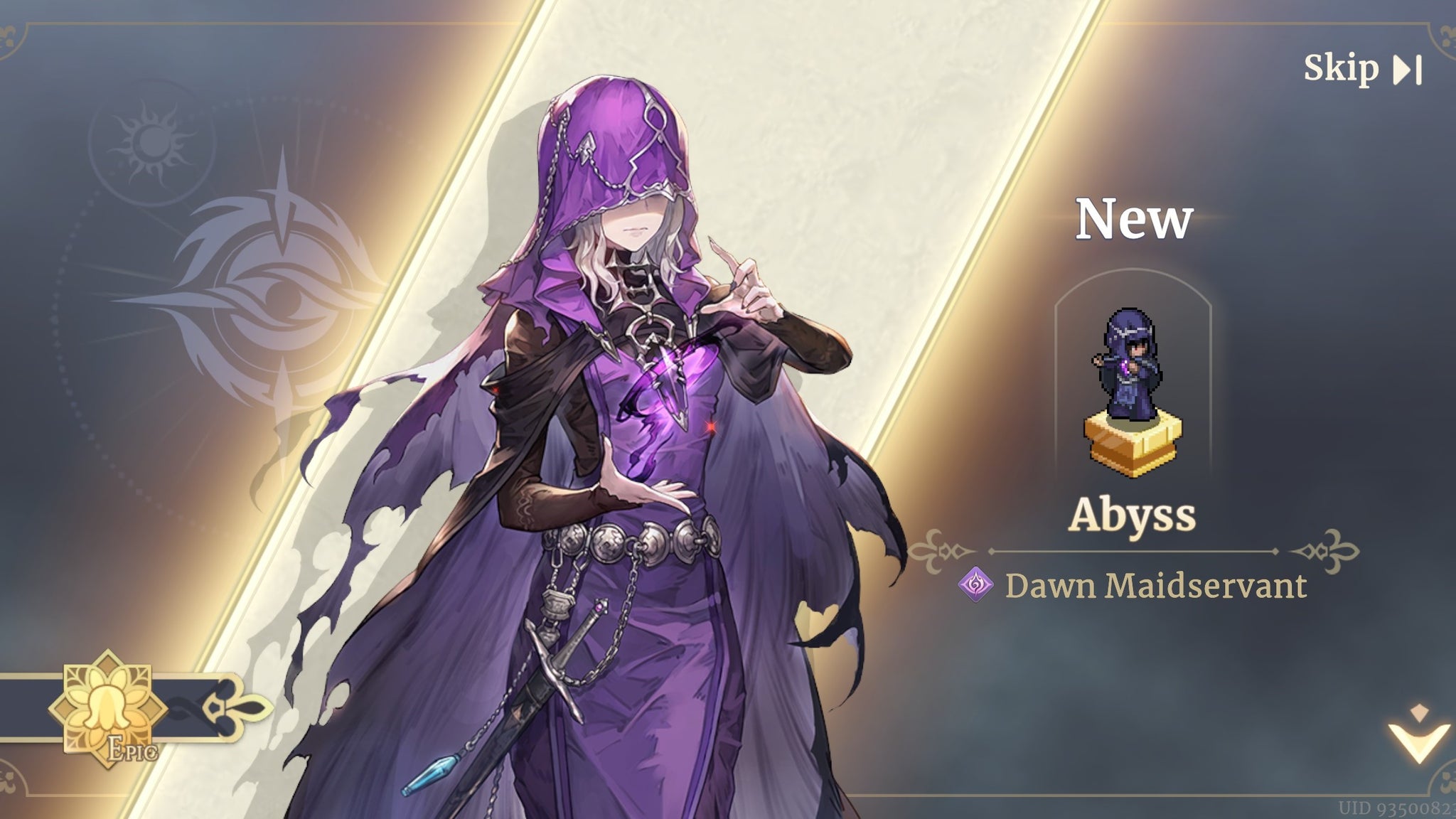 The magic-wielding Destroyer, Abyss, in Sword of Convallaria. - 6