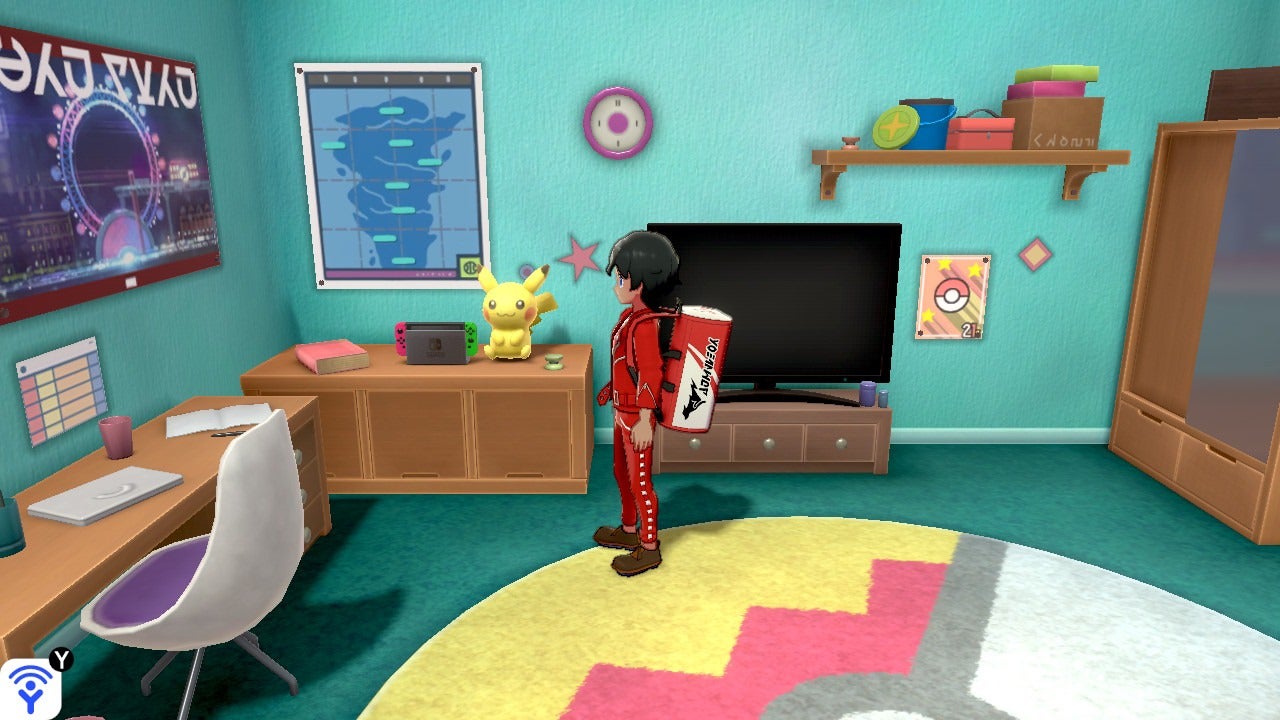 You Should Look Closely at the Switch in Pokemon Sword and Shield’s First Room