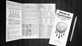An image of the book for Sworn by Ghostlight TRPG