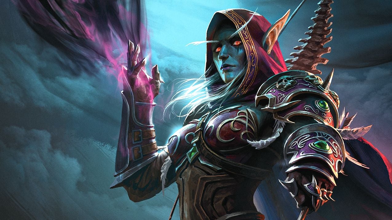 Новая настольная игра Dungeons & Dragons по вселенной World of Warcraft выйдет 17 ноября Сильвана из Warcraft в капюшоне и доспехах призывает тени