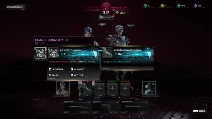 Looking at PVE mod slots in Synced.