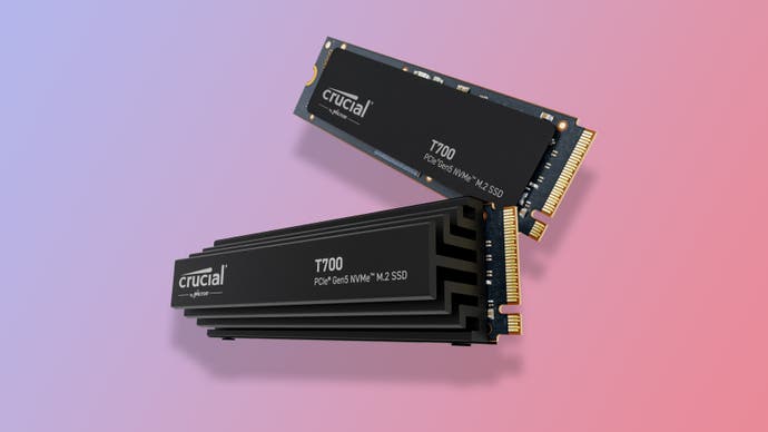 an example of a pcie 5.0 ssd (specially, a crucial t700)