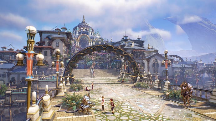 An urban scene from Tales Of Arise