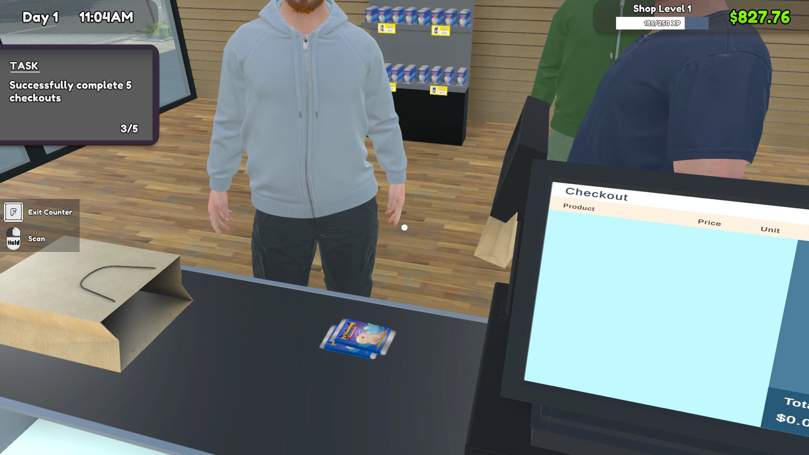 Buddy, if you're only buying two lousy packs you can leave my TCG Card Shop Simulator store immediately | Rock Paper Shotgun Buddy, if you're only buying two lousy packs you can leave my TCG Card Shop Simulator store immediately | Rock Paper Shotgun