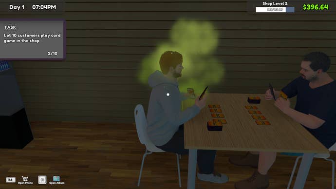 A stink-criminal in TCG Card Shop Simulator.