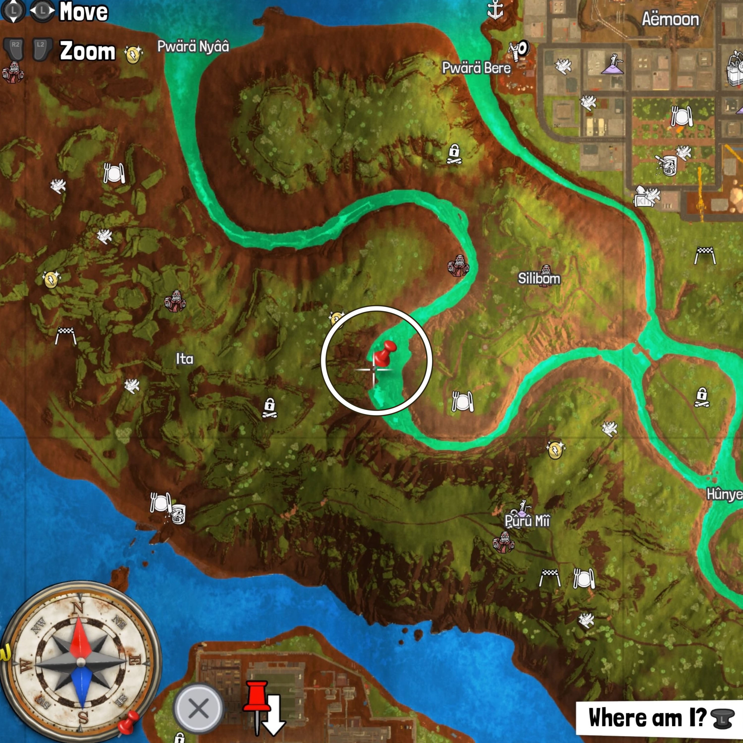 tchia diving challenge ita silibom map location