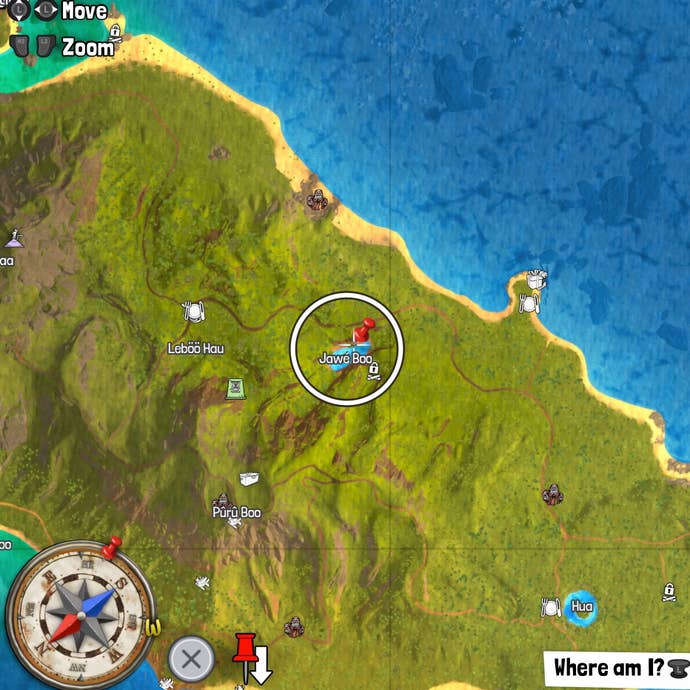 tchia diving challenge jawe boo map location