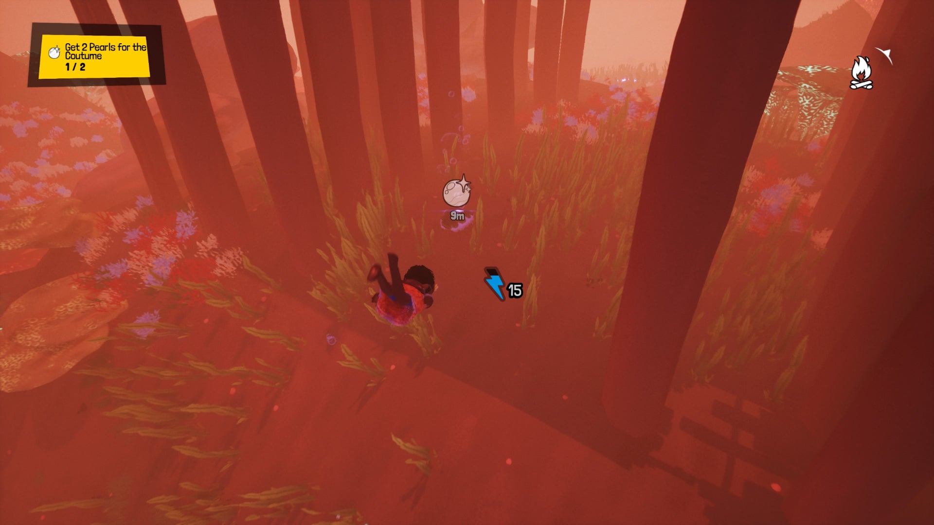 tchia diving for clam pearl