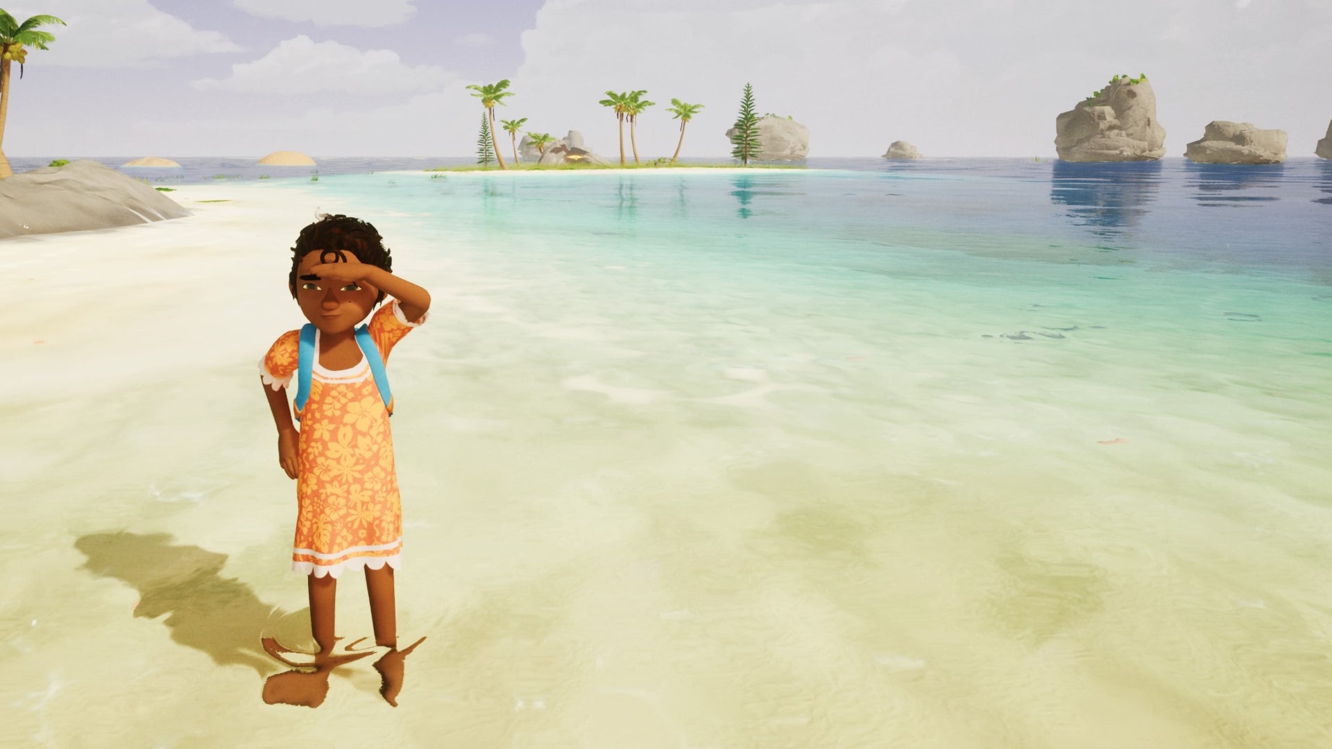 tchia looking out at the ocean