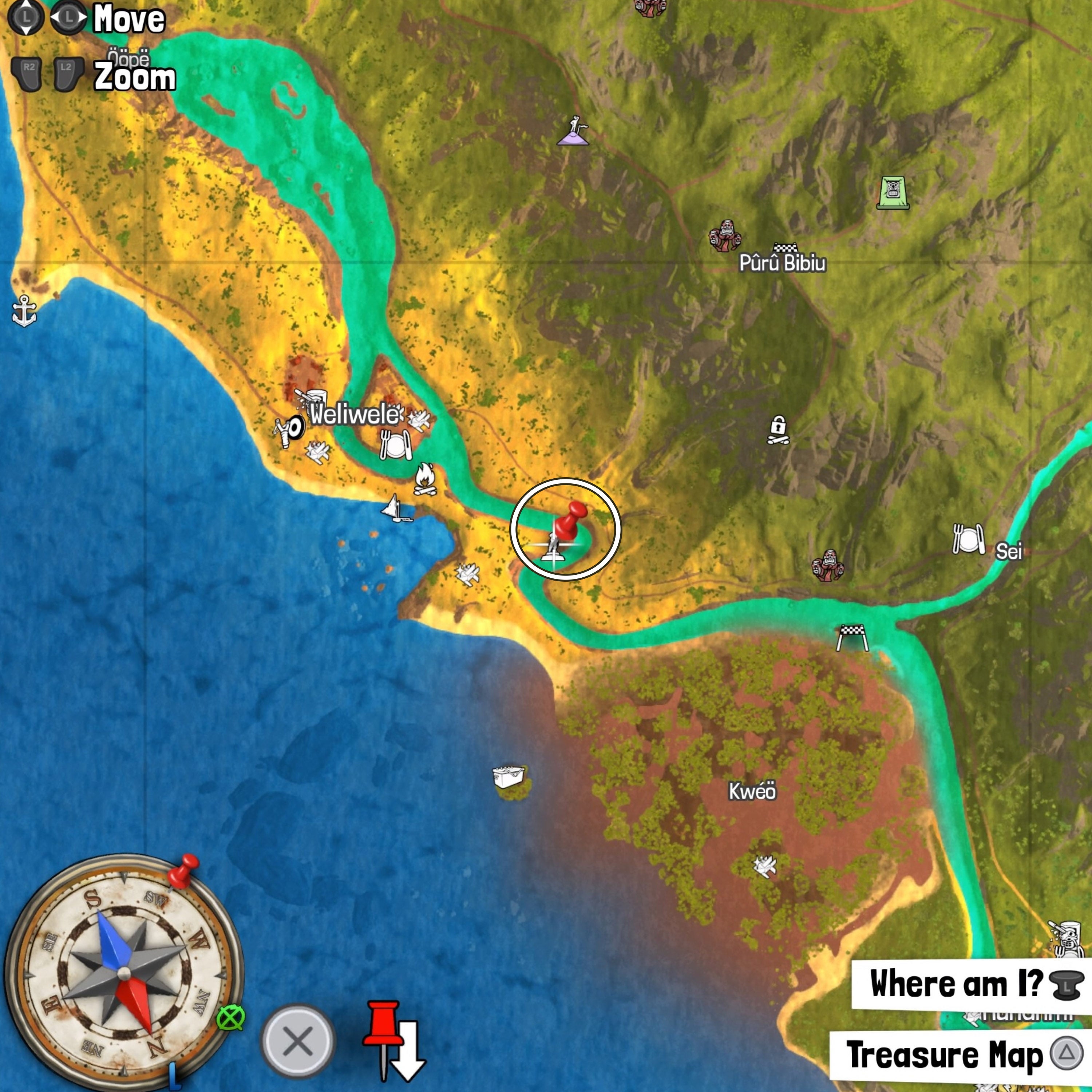 tchia meavora statue weliwele map location