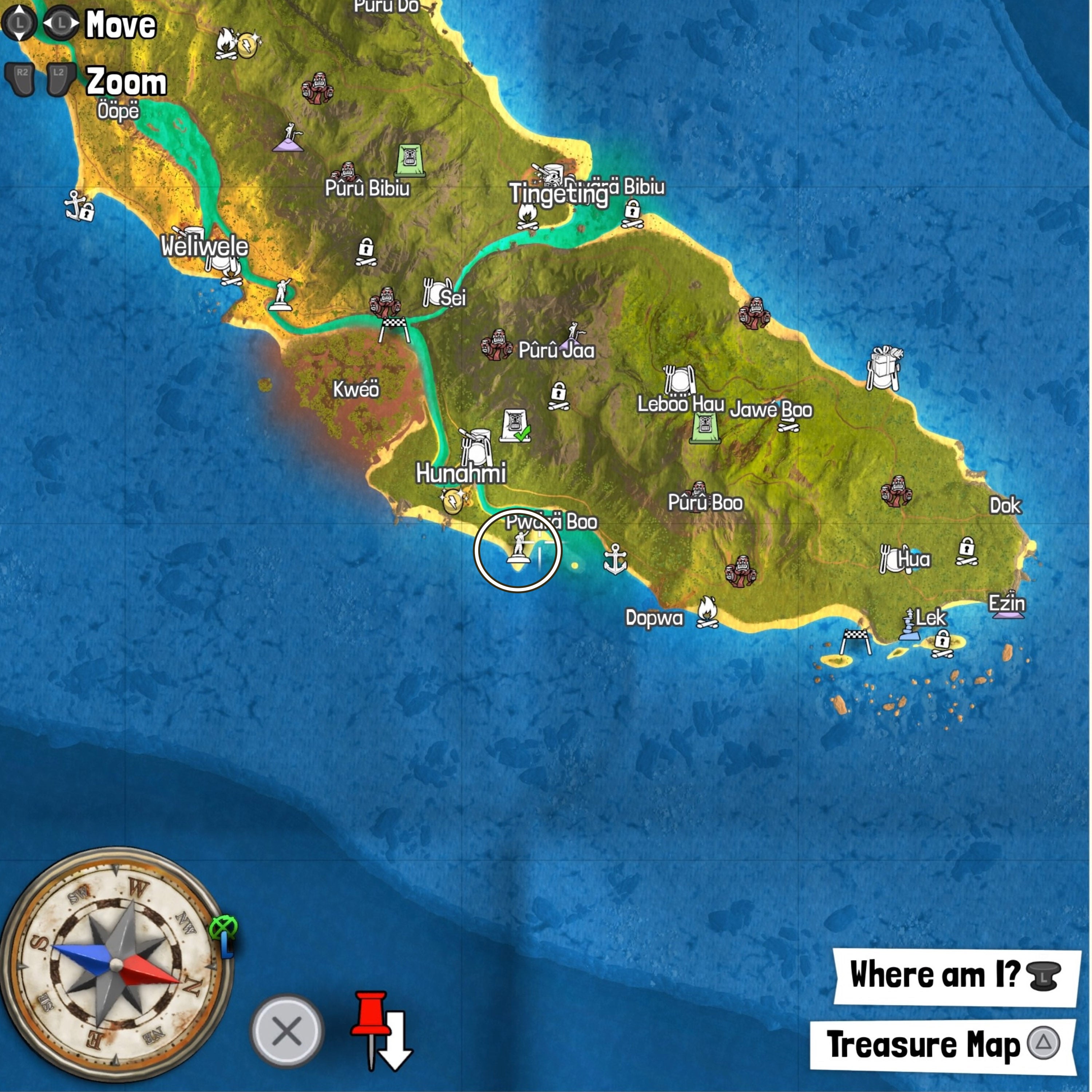 tchia pwara boo meavora statue map location