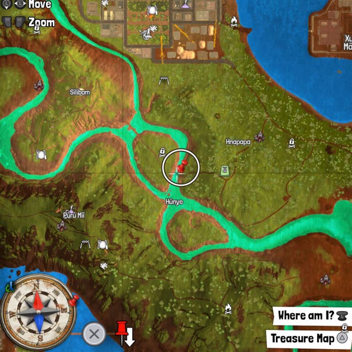 tchia treasure chest fifteen map location hunye