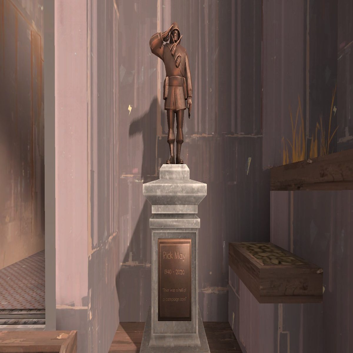 Valve pay tribute to Soldier actor Rick May with TF2 memorials | Rock Paper  Shotgun