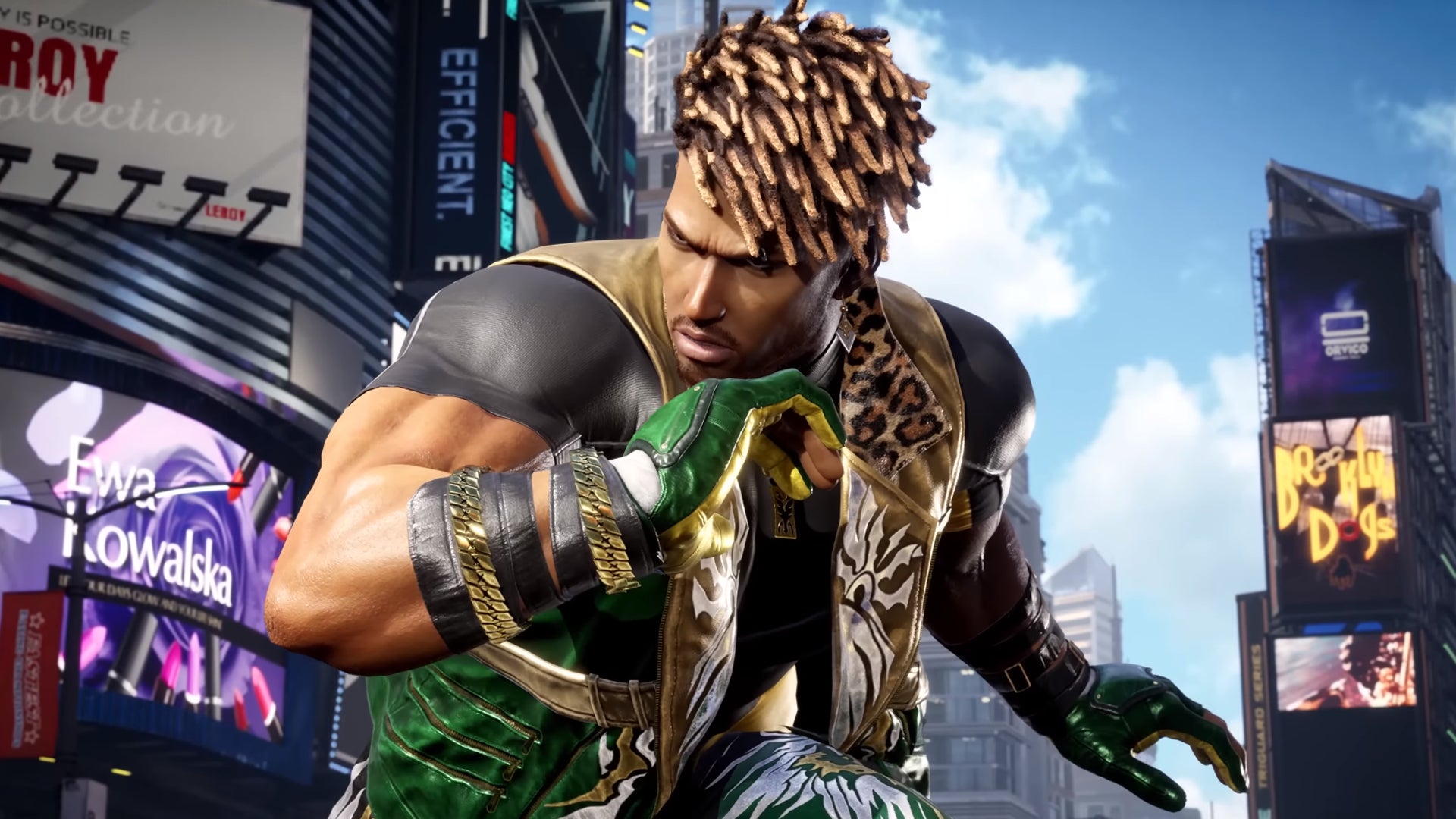 Brazilian fighter Eddy Gordo takes up a stance in Tekken 8 - 1